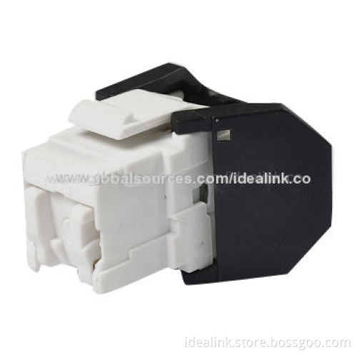 Keystone Jack, Cat6 UTP Stranded and Solid Wire with Phosphor Bronze Contact BladeNew